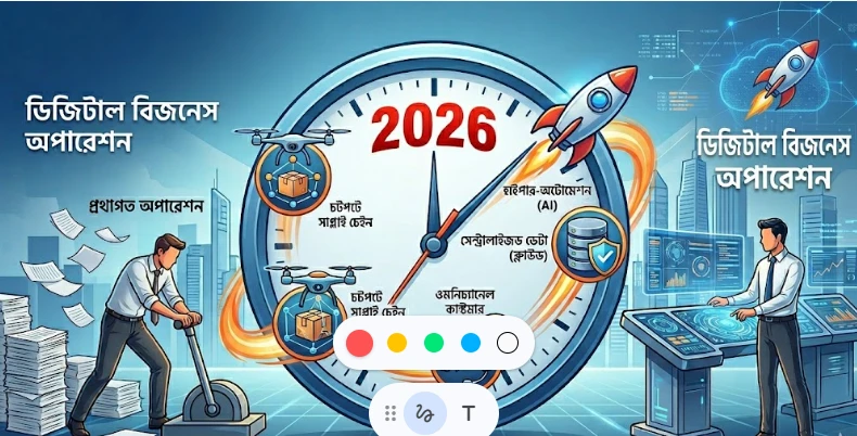 ডিজিটাল যুগের গতি: ২০২৬ সালে কেন Digital Business Operation আপনার কোম্পানির টিকে থাকার একমাত্র চাবিকাঠি