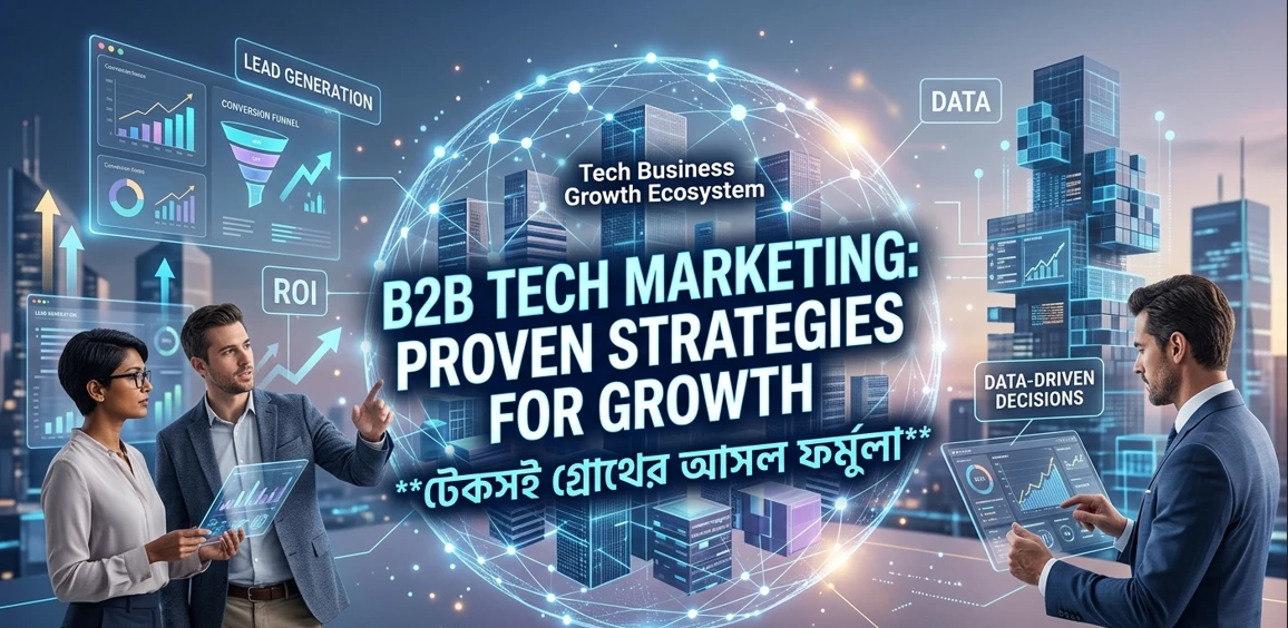 B2B Tech Marketing: যেভাবে টেকনোলজি ব্যবসায় টেকসই প্রবৃদ্ধি আনবেন